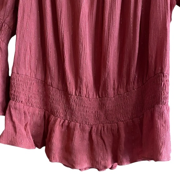 Rachel Zoe Coquette Shirred Waist and Sleeves with 3/4 Sleeves - Picture 4 of 6